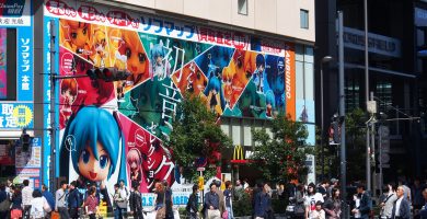 5 Lugares en Japón para los fanáticos del anime